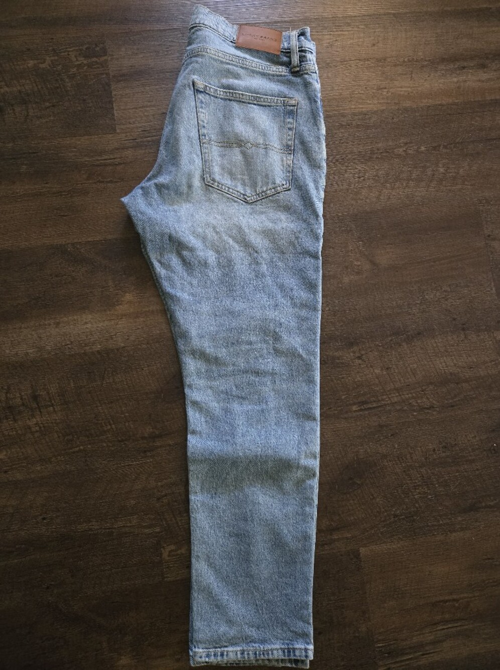 Lucky Brand 412 Athletic Slim Jeans Men’s 33x30 Light Stone Wash Denim